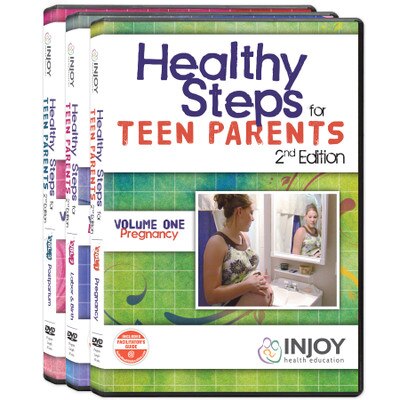 Healthy Steps for Teen Parents 2nd Edition 3-Volume DVD Set offered by Childbirth Graphics, parenting teaching tools, 42093