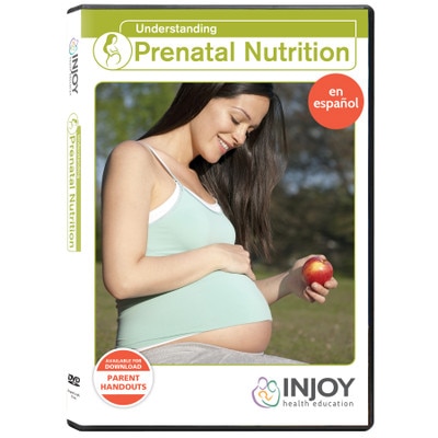 Understanding Prenatal Nutrition DVD, Spanish, childbirth education and nutrition during pregnancy resources, Childbirth Graphics, 71417